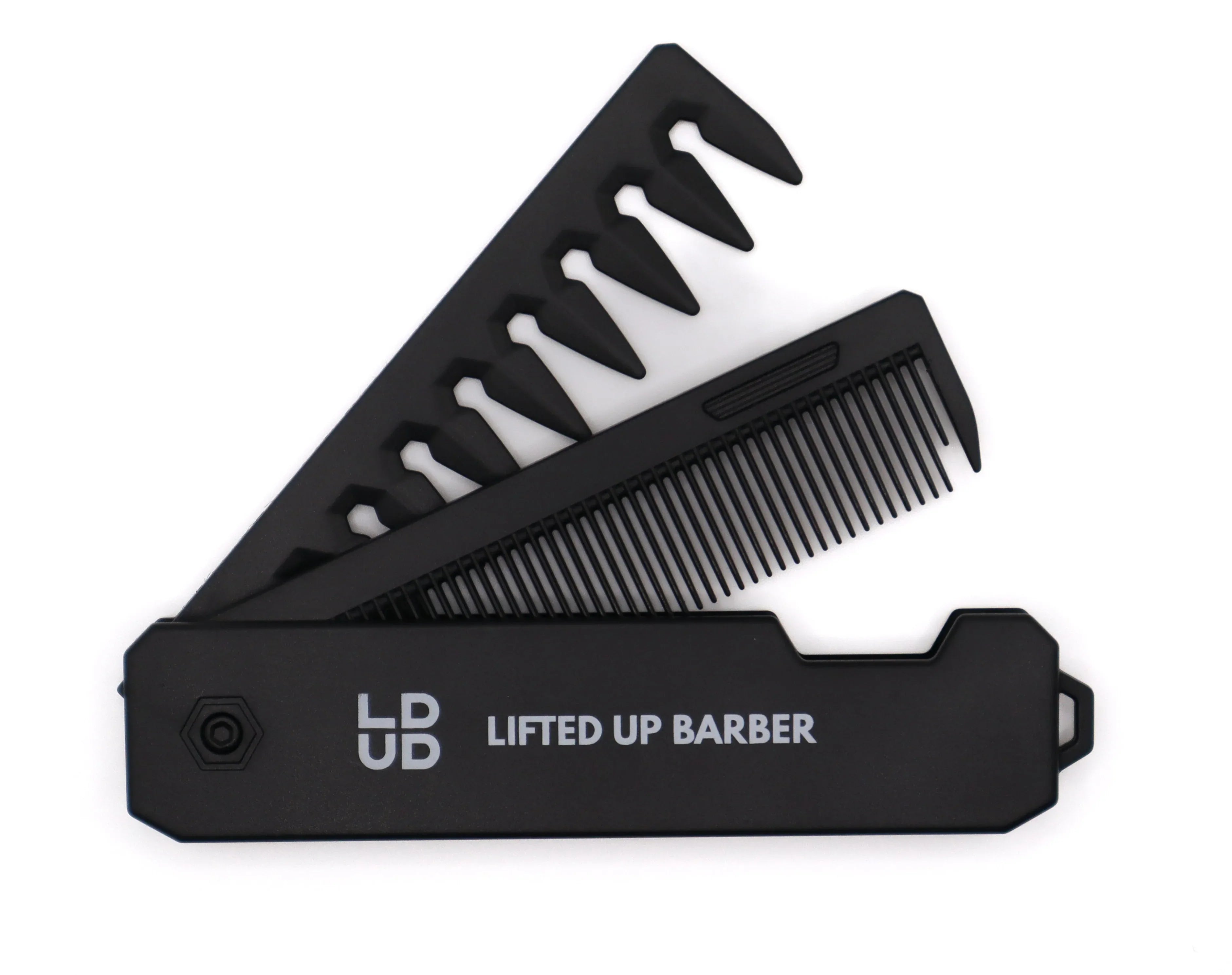 Pocket Comb - Dual-sided: Fine + Wide Styling teeth - LIFTED UP PRODUCTS