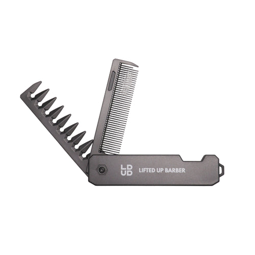 Pocket Comb - Dual-sided: Fine + Wide Styling teeth
