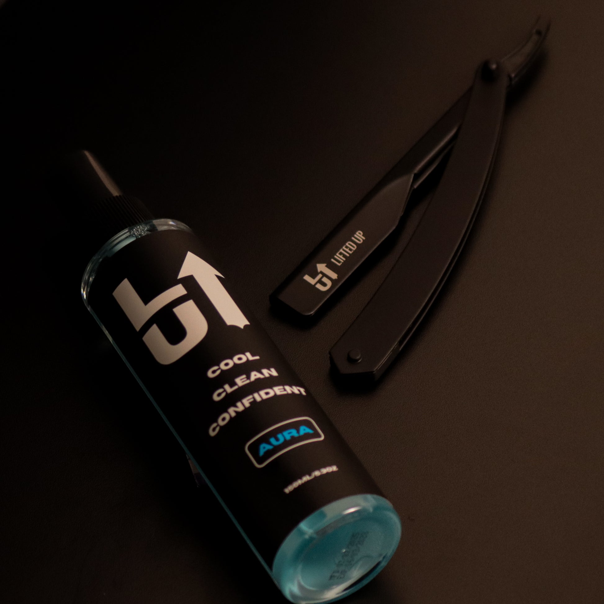 Aftershave Spray + Straight Razor Bundle – Complete Grooming Set