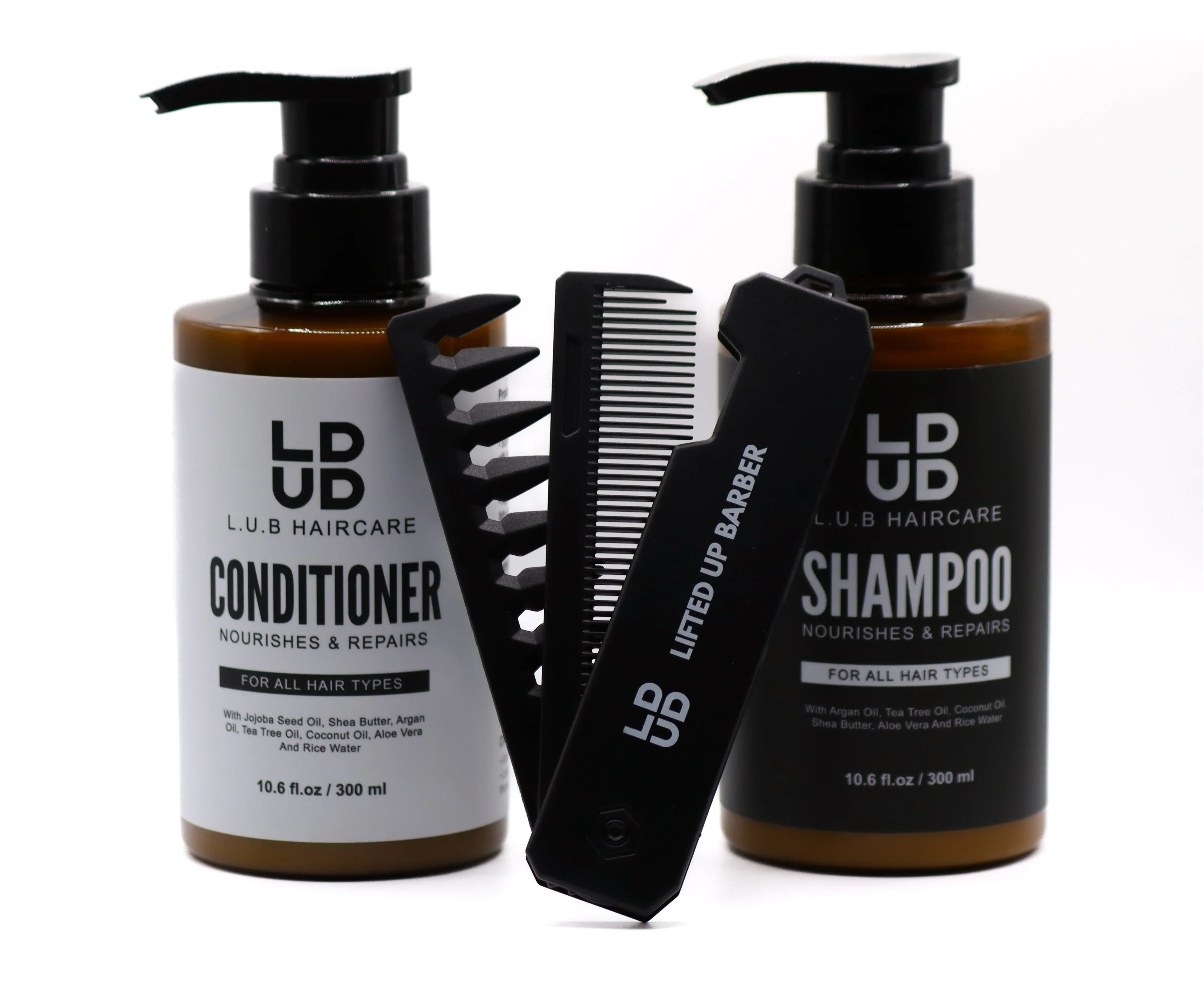 Lifted Up Wash & Style Bundle – Shampoo, Conditioner & Comb - LIFTED UP PRODUCTS
